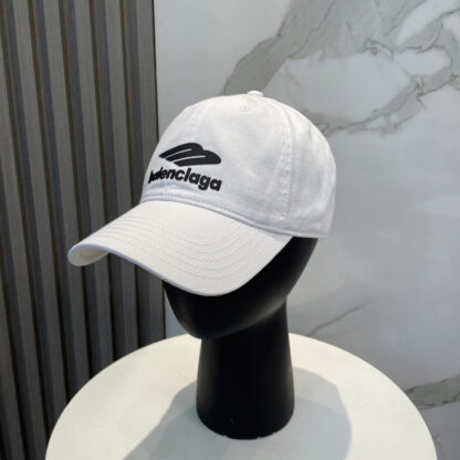 Balenciaga washed cotton trendy baseball cap