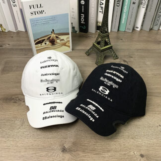 Balenciaga printed letters soft top men and women casual all-match baseball cap