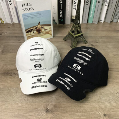 Balenciaga printed letters soft top men and women casual all-match baseball cap