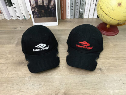 Balenciaga classic soft top washed notched distressed baseball cap