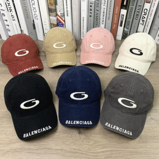 Balenciaga classic soft top casual face-showing couple baseball cap