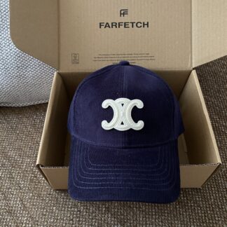 Celine autumn and winter retro hard top baseball cap