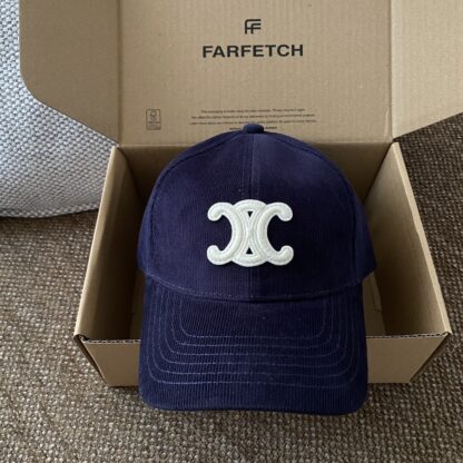 Celine autumn and winter retro hard top baseball cap