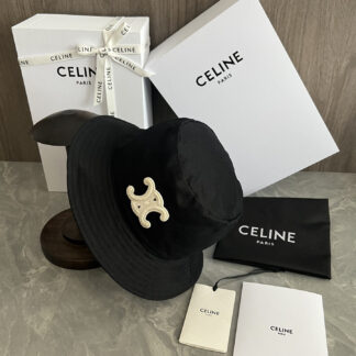 Celine logo embroidered bucket hat