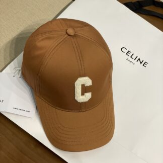 Celine Toffee Elegant and Sophisticated Comfort Baseball Cap