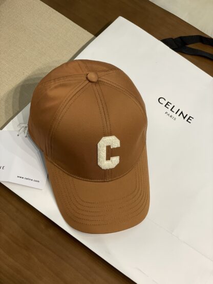 Celine Toffee Elegant and Sophisticated Comfort Baseball Cap