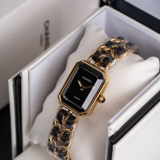 Chanel Black Gold Sugar Cube Women's Watch