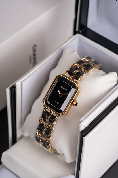 Chanel Black Gold Sugar Cube Women's Watch