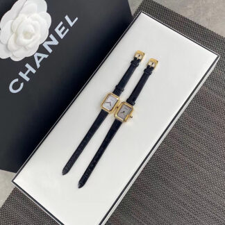 Chanel Black Gold Sugar Cube Women's Watch