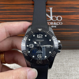 Longines Conquest 43 Black Ceramic Series Watch