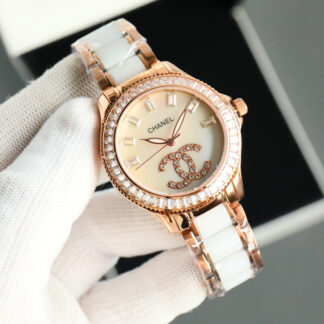 Chanel diamond-studded watch