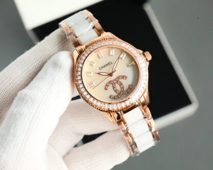 Chanel diamond-studded watch