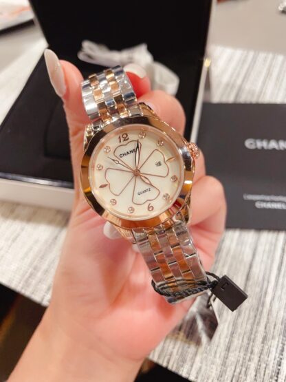 Chanel diamond-set quartz watch