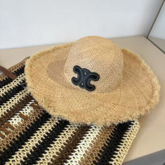 Celine raffia beach hat