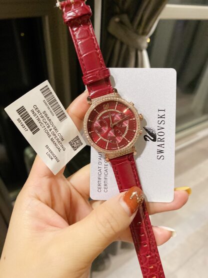 Swarovski Fashion Crystal Three-Eye Chronograph