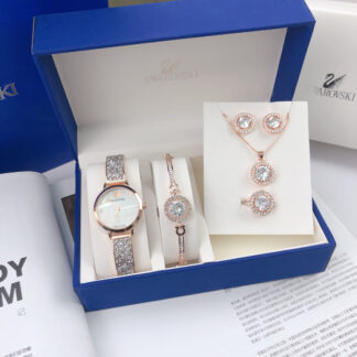 Swarovski Swan Five-piece Watch