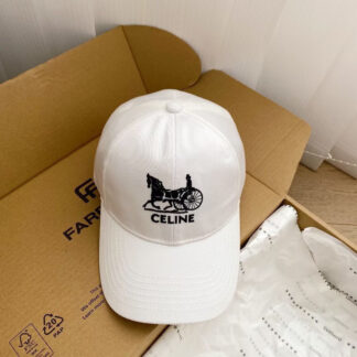 Celine carriage embroidered baseball cap