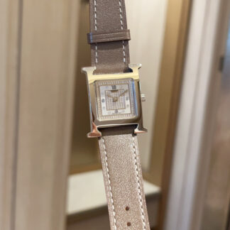 Hermes Square Dial Simple Quartz Watch