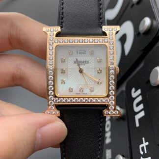Hermes Square Dial Fashionable Temperament Watch