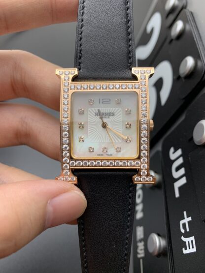 Hermes Square Dial Fashionable Temperament Watch