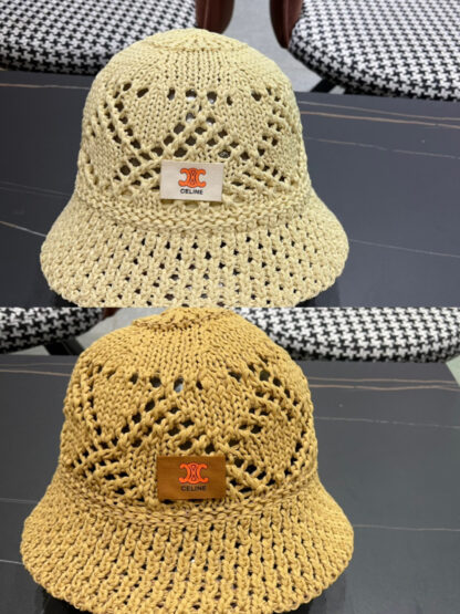Celine new resort fisherman's straw hat