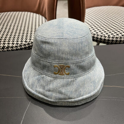Celine women's autumn and winter elegant bow bucket hat