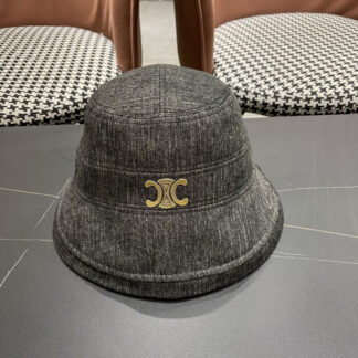 Celine women's autumn and winter elegant bow bucket hat