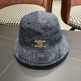 Celine women's autumn and winter elegant bow bucket hat