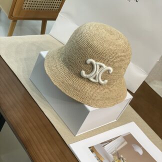 Celine raffia woven straw hat