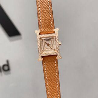Hermes Starry Square Dial Exquisite Watch