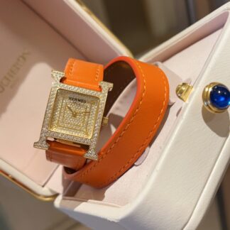 Hermes Temperament Square Dial Quartz Watch