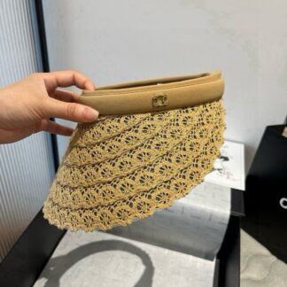 Celine new hollow top headband sun hat