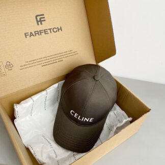 Celine all-match embroidered letters baseball cap
