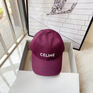 Celine all-match embroidered letters baseball cap