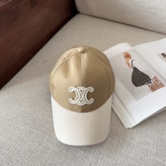Celine letter embroidered couple fashion baseball cap