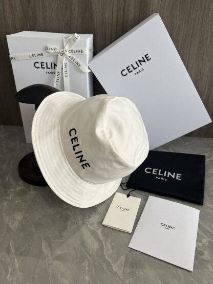 Celine embroidered lightweight bucket hat