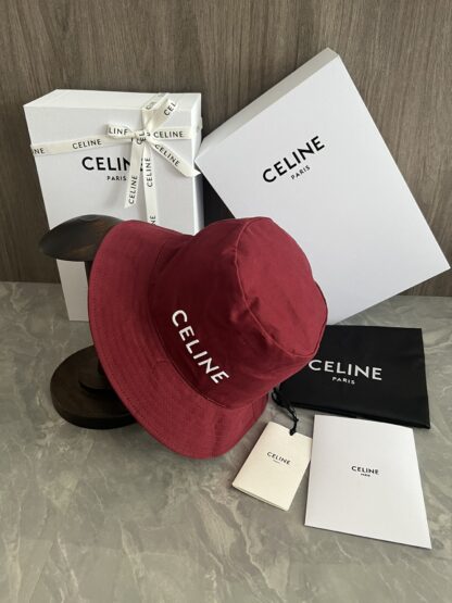 Celine embroidered lightweight bucket hat