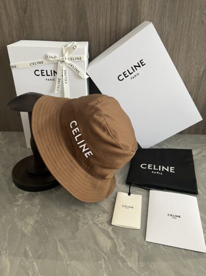 Celine embroidered lightweight bucket hat