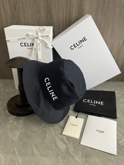 Celine embroidered lightweight bucket hat