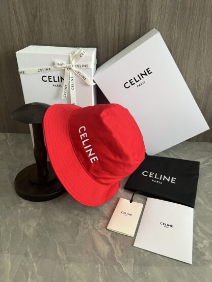Celine embroidered lightweight bucket hat