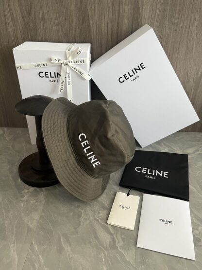 Celine embroidered lightweight bucket hat