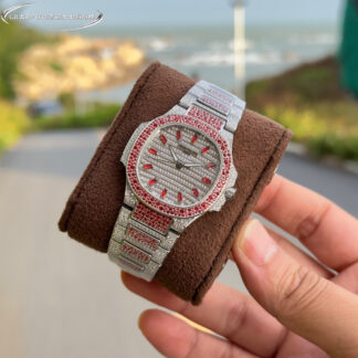 Patek Philippe 7118 Women's Nautilus Full Diamond Limited Edition Watch