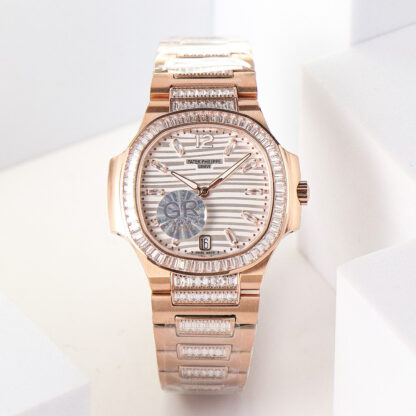 Patek Philippe Women's Nautilus Platinum T Square Brick Limited Edition Watch