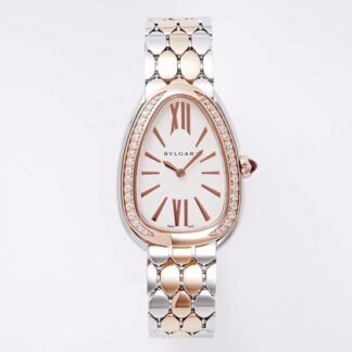 Bulgari Gold-plated Simple Snake Shadow Watch