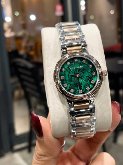 Bulgari Women's Mother-of-Pearl Intarsia Watch
