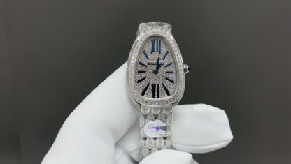Bulgari Gilded Snake Shadow White Shell Watch