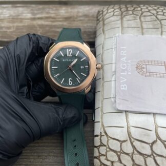Bulgari octagonal design mechanical watch