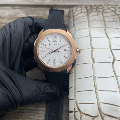 Bulgari octagonal design noble and domineering mechanical watch