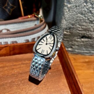 Bulgari's stunning gilded snake watch
