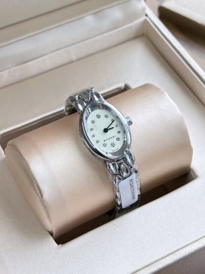 Bulgari silver watch